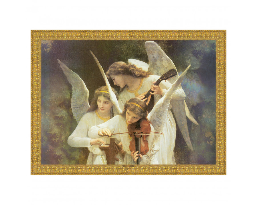 Toscano Song of the Angels Framed Canvas Replica Painting - Small