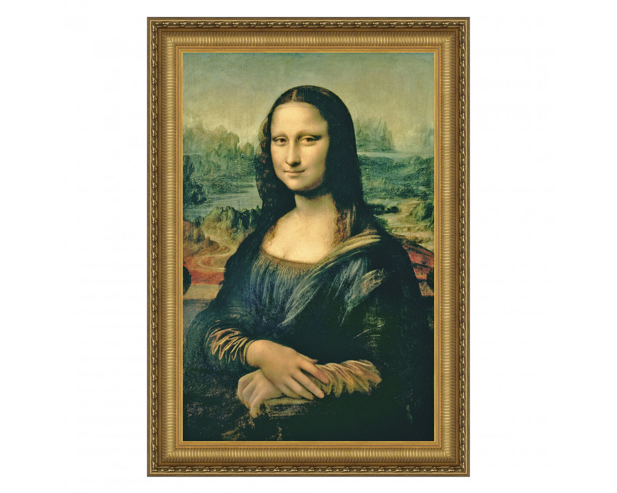 Toscano Mona Lisa Framed Canvas Replica Painting - Small