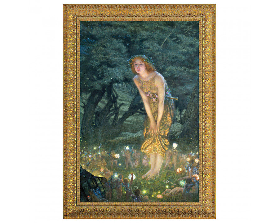 Toscano - Midsummer Eve Framed Canvas Replica Painting