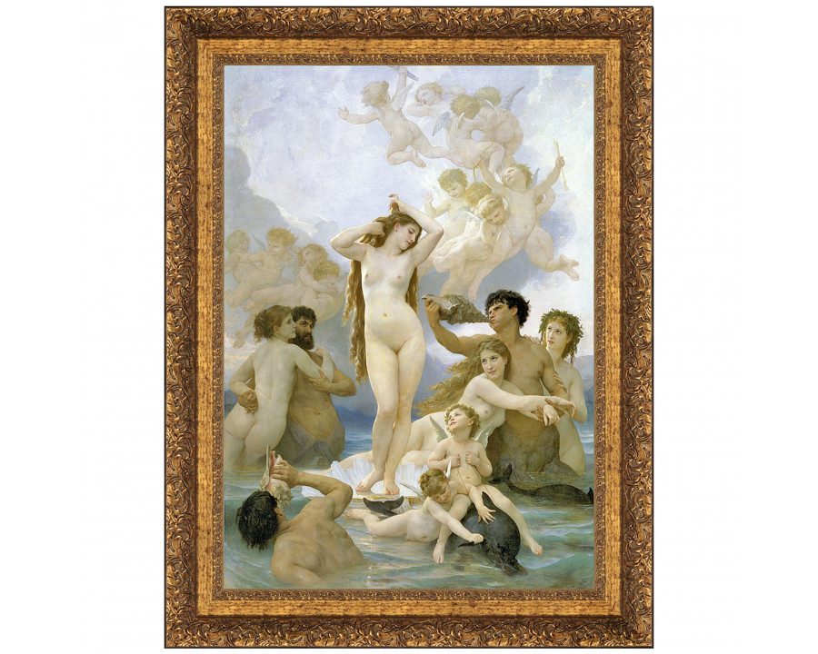 Toscano La Naissance de Venus Framed Canvas Replica Painting - Small