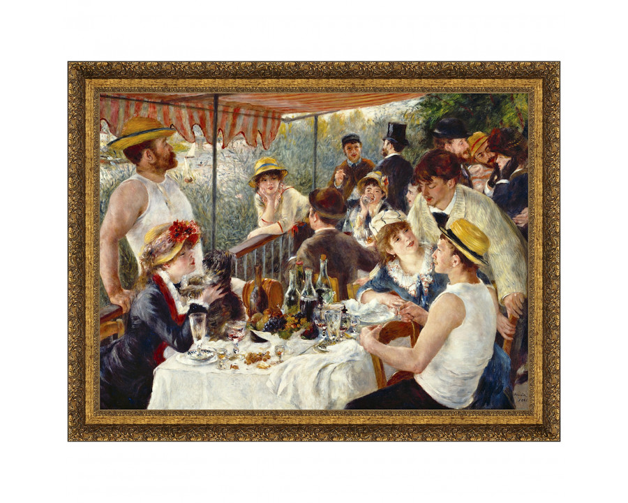 Toscano - Luncheon of the Boating Party Framed Canvas Replica Painting