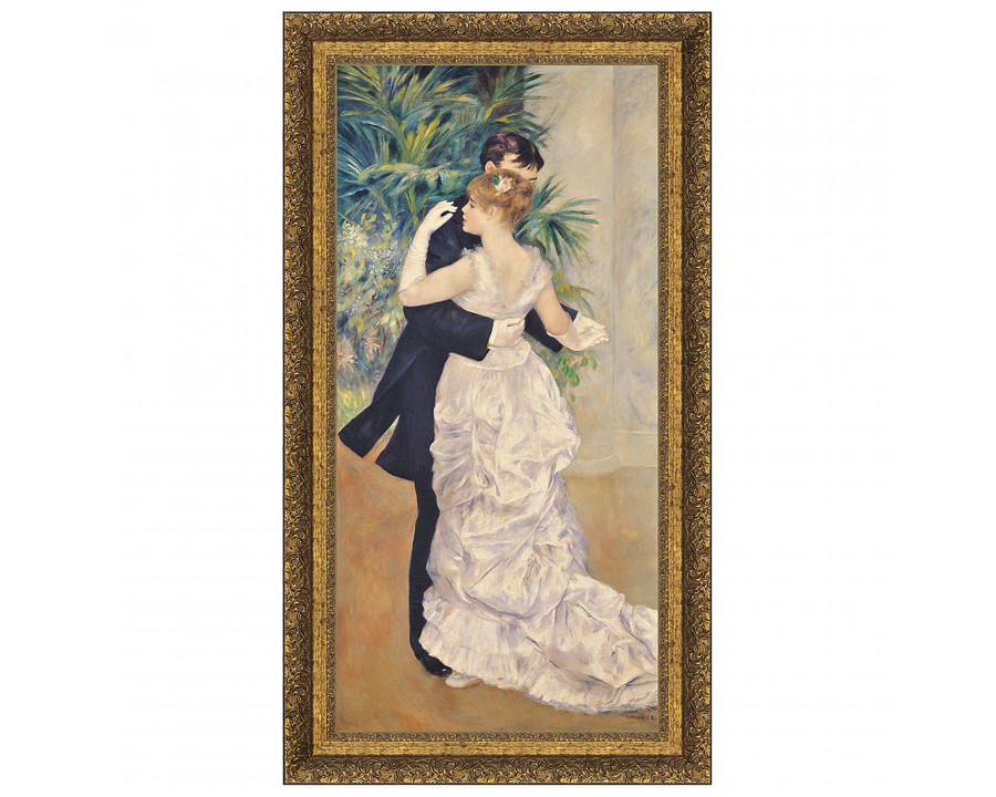 Toscano La Danse a la Ville Framed Canvas Replica Painting - Small