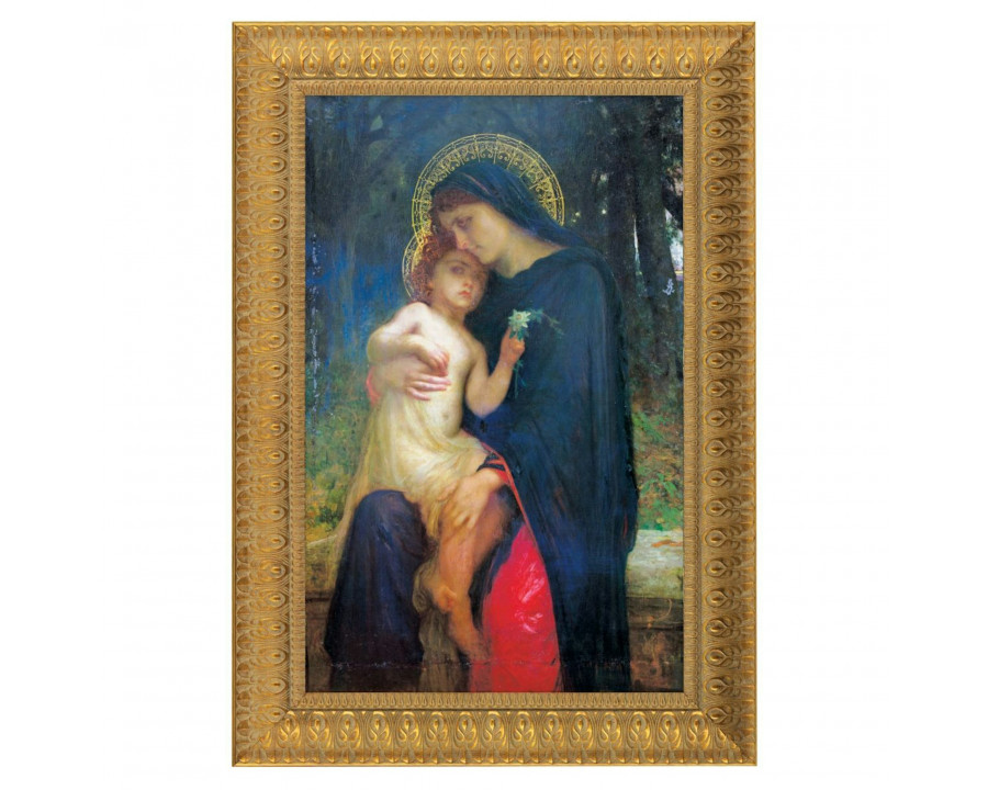 Toscano L Addolorata Framed Canvas Replica Painting - Grande