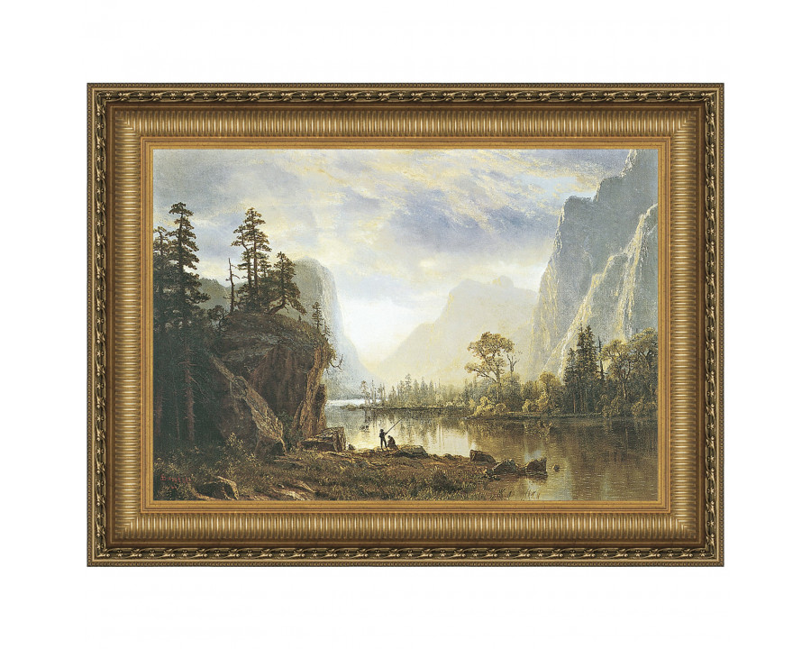 Toscano - Yosemite Valley 1863 Framed Canvas Replica Painting