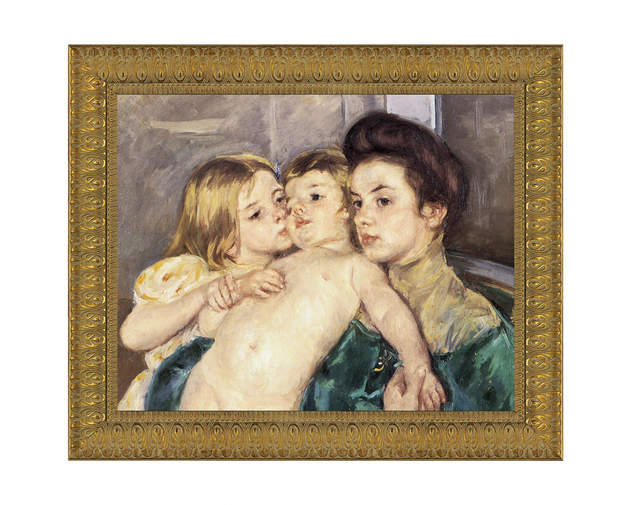 Toscano The Caress Framed Canvas Replica Painting - Small