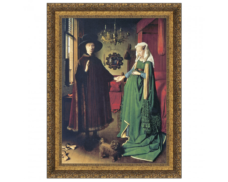 Toscano - The Arnolfini Marriage Framed Canvas Replica Painting