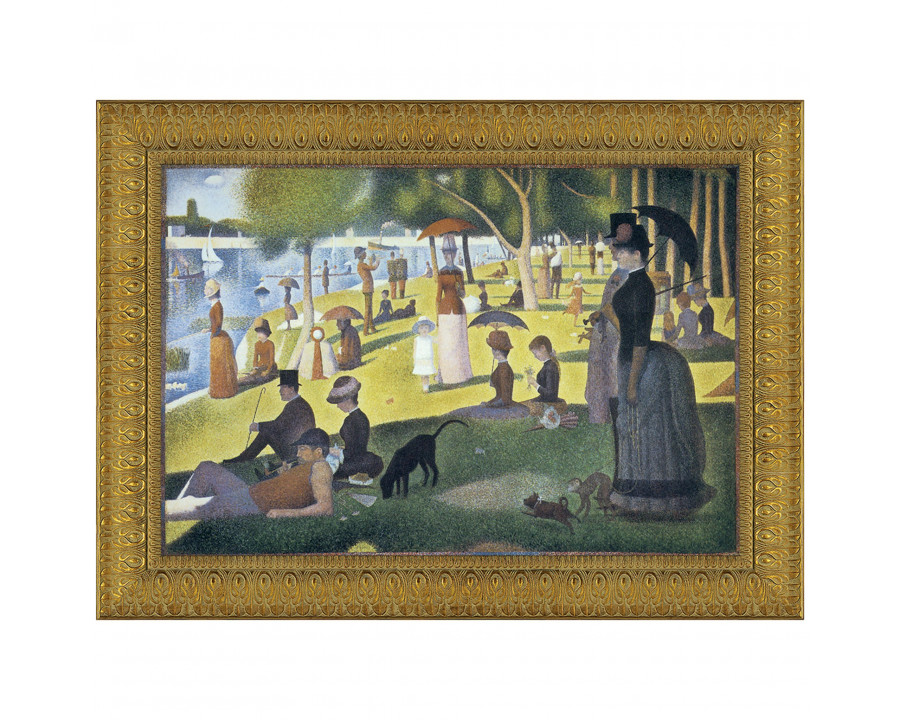 Toscano - Sunday Afternoon on the Island Framed Canvas Replica Painting