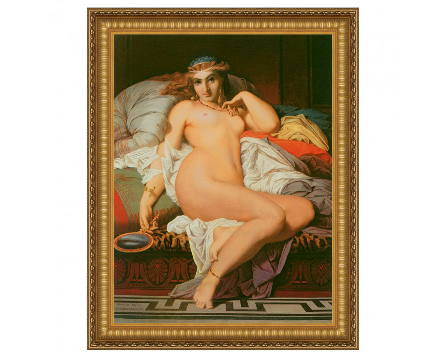 Toscano Phryne Framed Canvas Replica Painting - Small