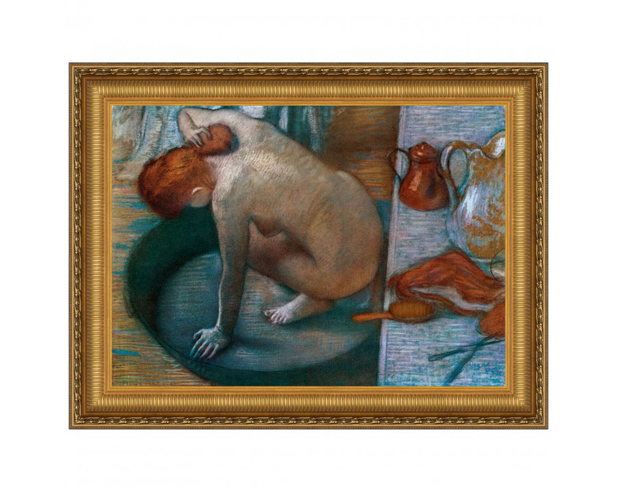 Toscano Le Tub Framed Canvas Replica Painting - Grande