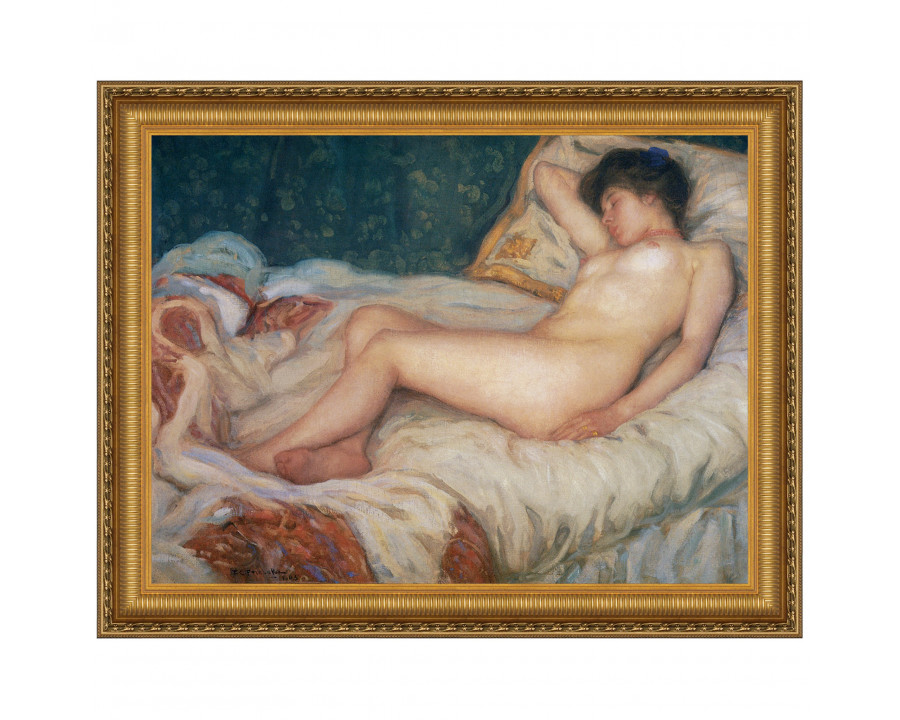 Toscano Sleep Framed Canvas Replica Painting - Small