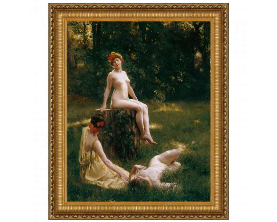 Toscano - The Glade Framed Canvas Replica Painting