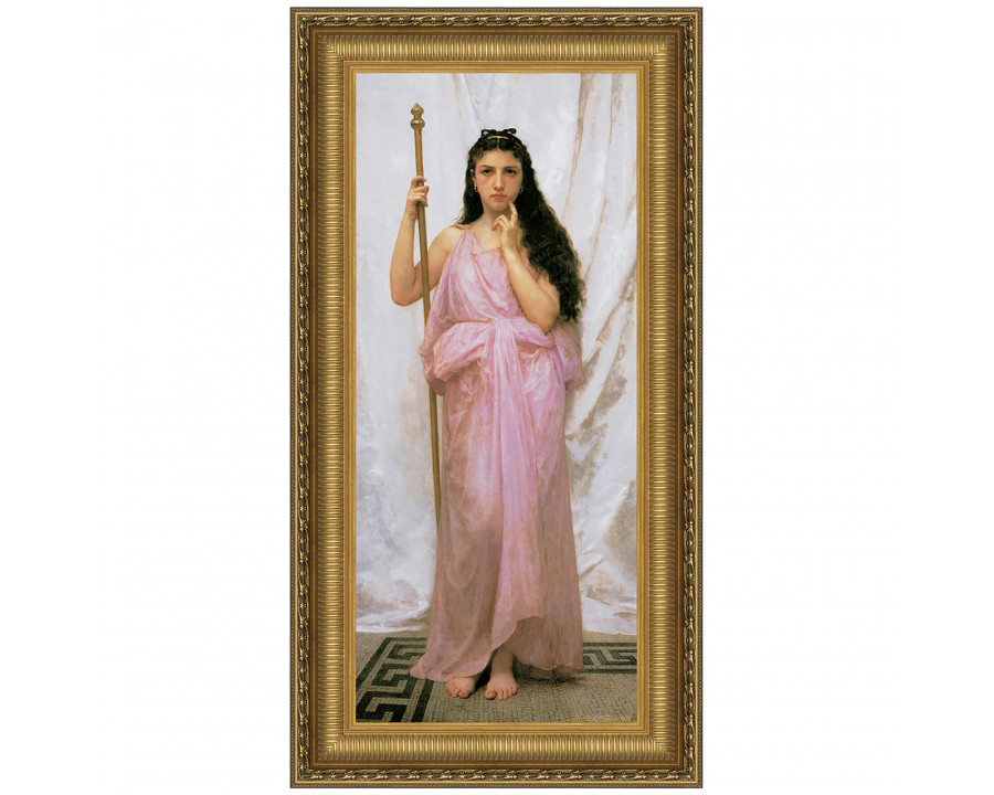 Toscano - Young Priestess Framed Canvas Replica Painting