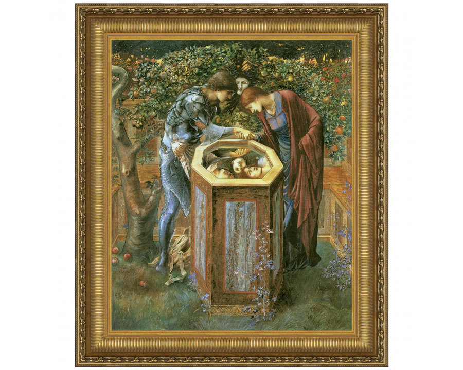 Toscano - The Baleful Head Framed Canvas Replica Painting