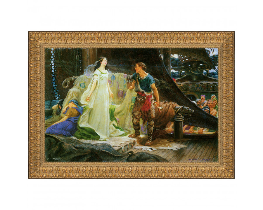 Toscano - Tristan and Iseult Framed Canvas Replica Painting