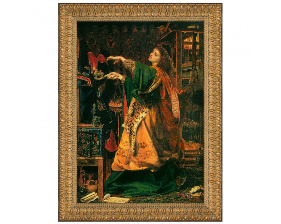 Toscano Morgan le Fay Framed Canvas Replica Painting - Small