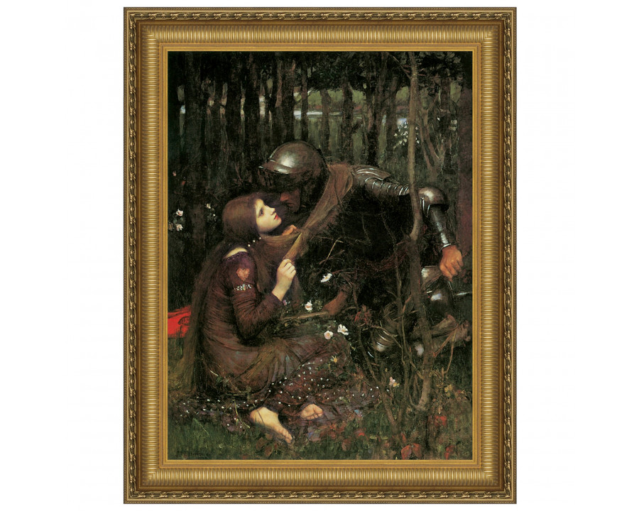 Toscano - La Belle Dame Sans Merci 1893 Framed Canvas Replica Painting