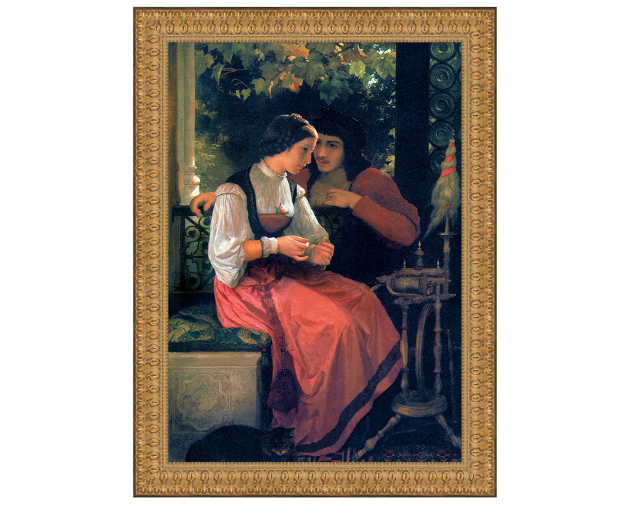 Toscano The Proposal Framed Canvas Replica Painting - Small