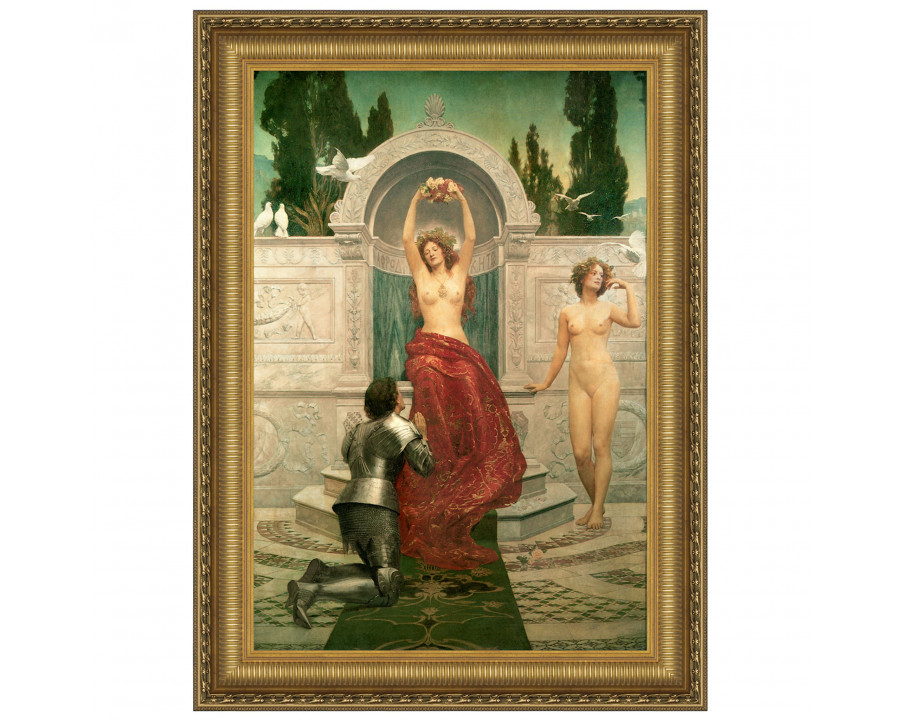 Toscano - In the Venusberg Framed Canvas Replica Painting