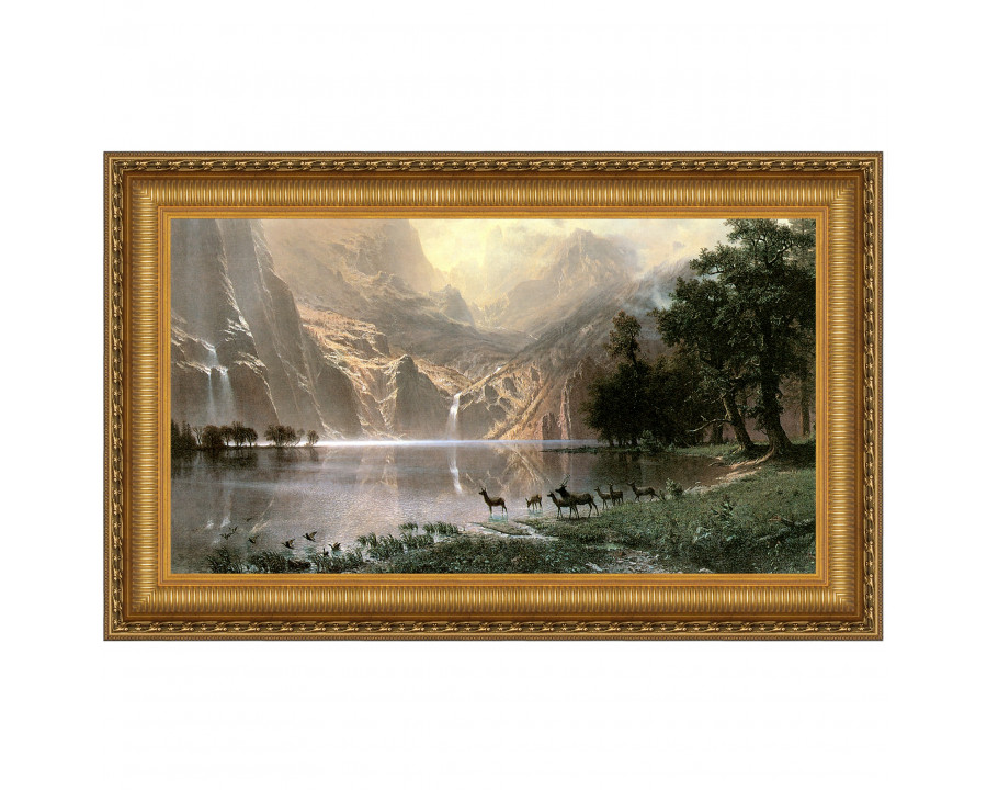 Toscano Among the Sierra Nevada Framed Canvas Replica Painting - Small