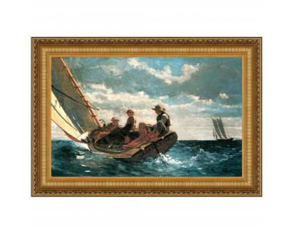 Toscano - Breezing Up (A Fair Wind) Framed Canvas Replica Painting