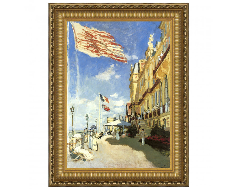 Toscano - Hotel des Roches Noires, Trouville Framed Canvas Replica Painting