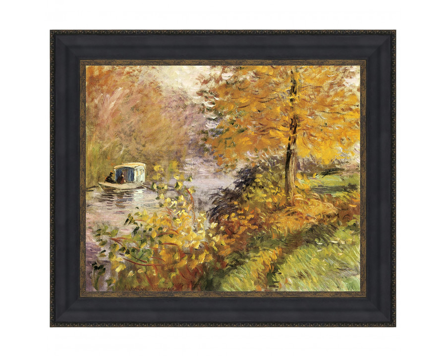 Toscano The Studio Boat Framed Canvas Replica Painting - Small