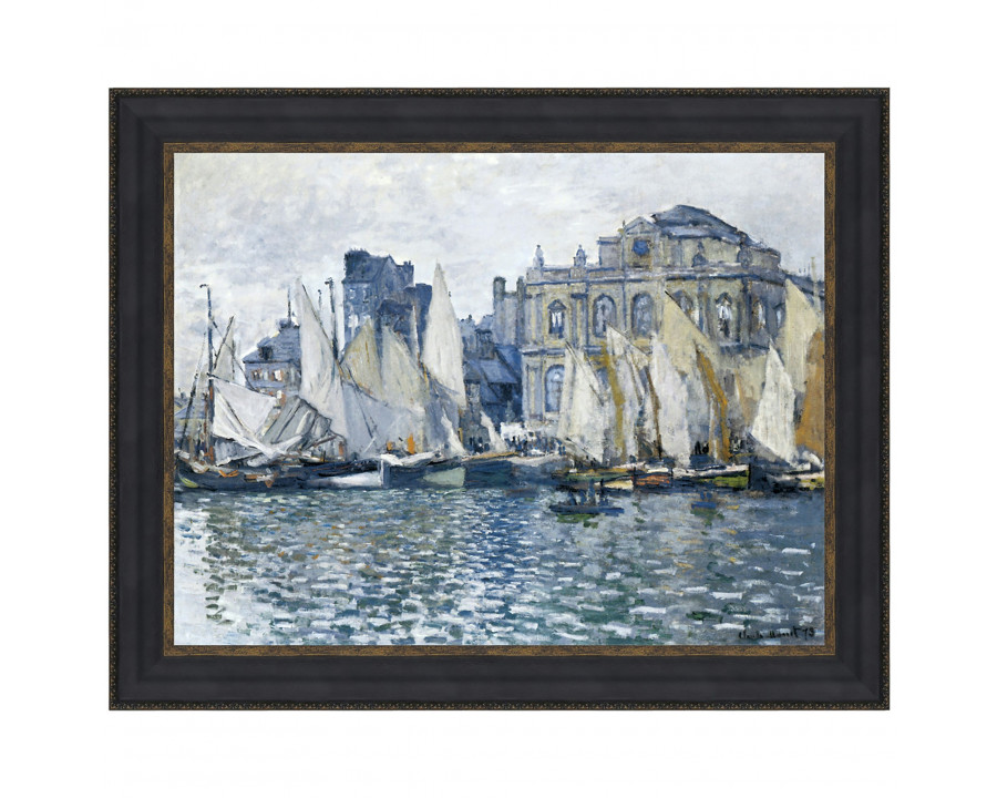 Toscano Museum at Le Havre Framed Canvas Replica Painting - Small