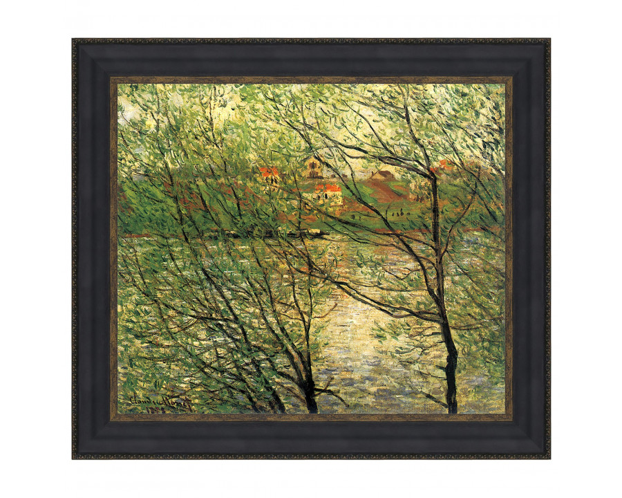 Toscano Isle Grande-Jatte on the Seine Framed Canvas Replica Painting - Small