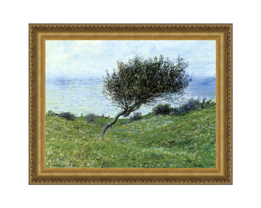 Toscano - Seacoast at Trouville Framed Canvas Replica Painting