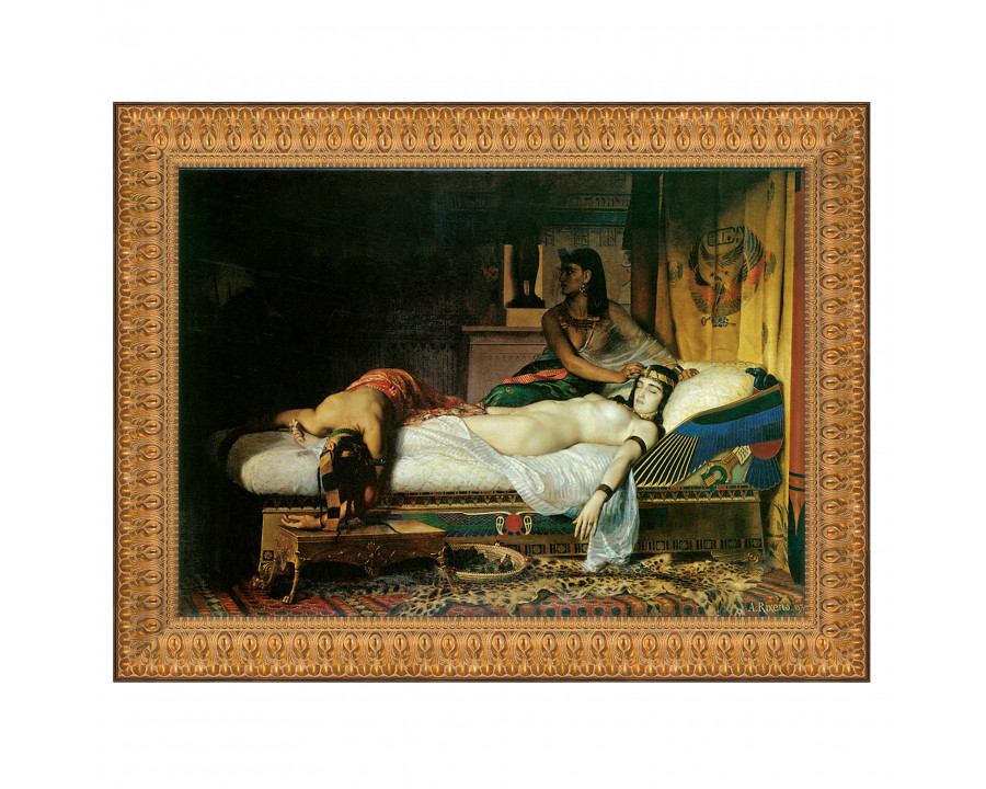 Toscano - Death of Cleopatra Framed Canvas Replica Painting