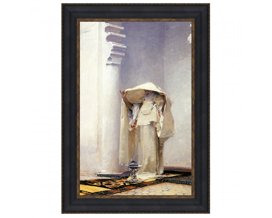 Toscano Smoke of Ambergris Framed Canvas Replica Painting - Small