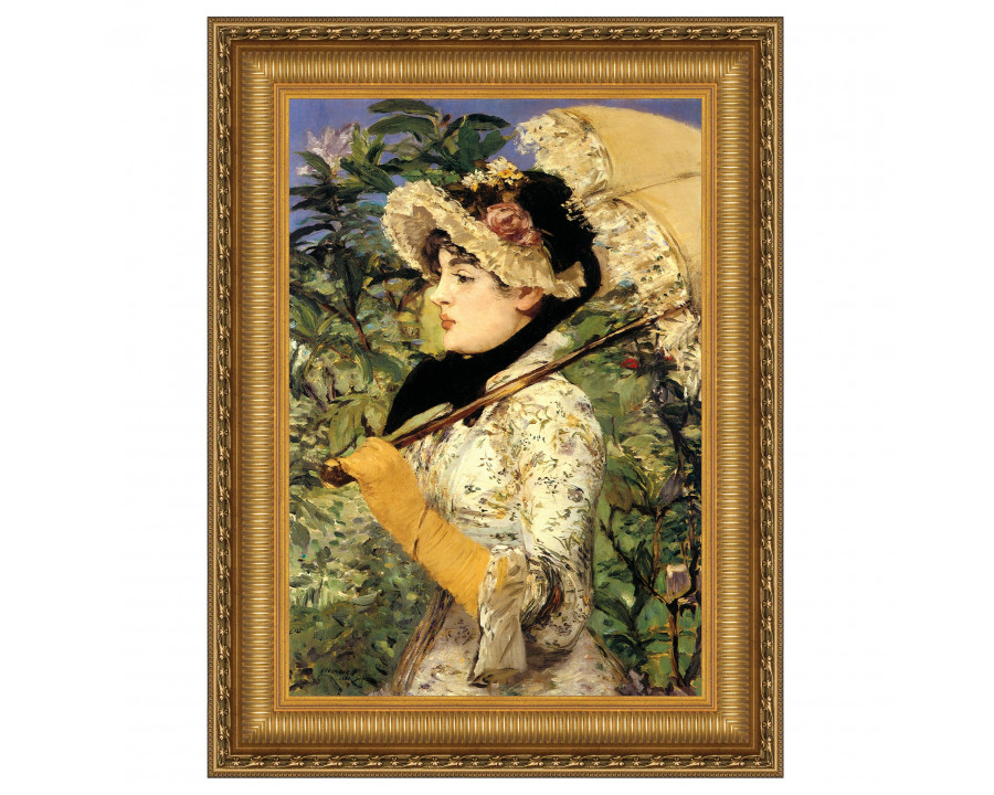 Toscano Jeanne (Spring) Framed Canvas Replica Painting - Small