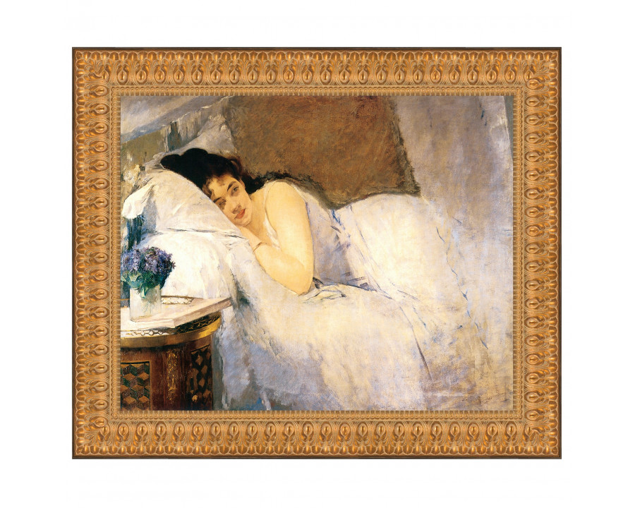 Toscano Morning Awakening Framed Canvas Replica Painting - Small