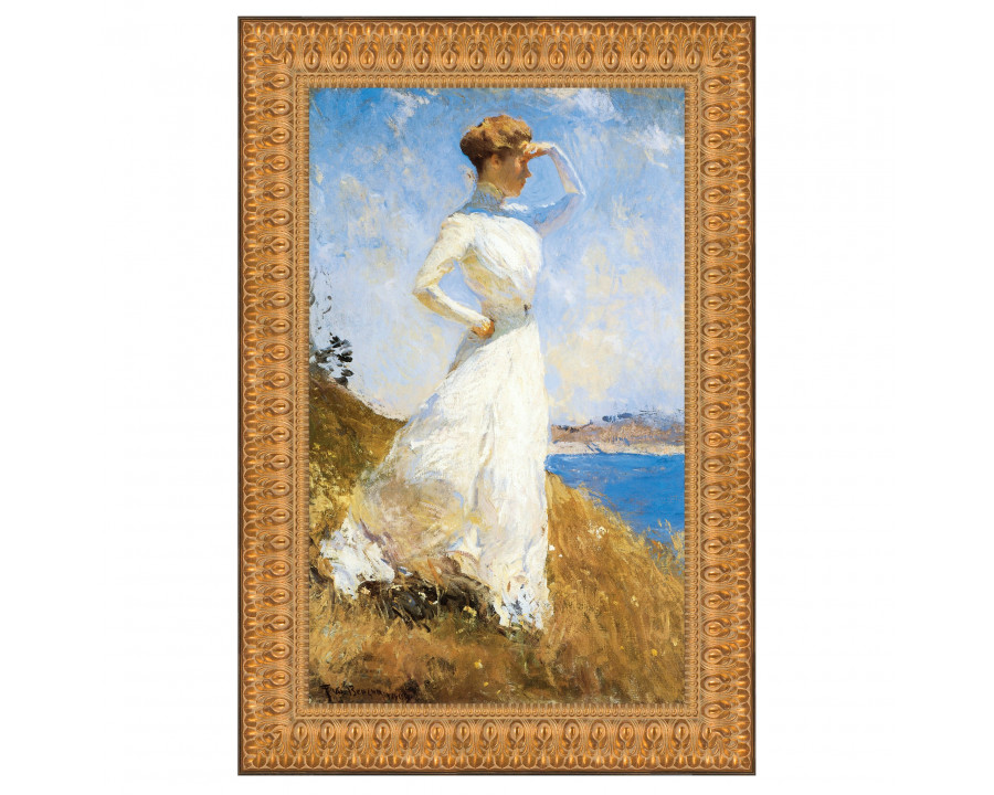 Toscano Sunlight Framed Canvas Replica Painting - Small