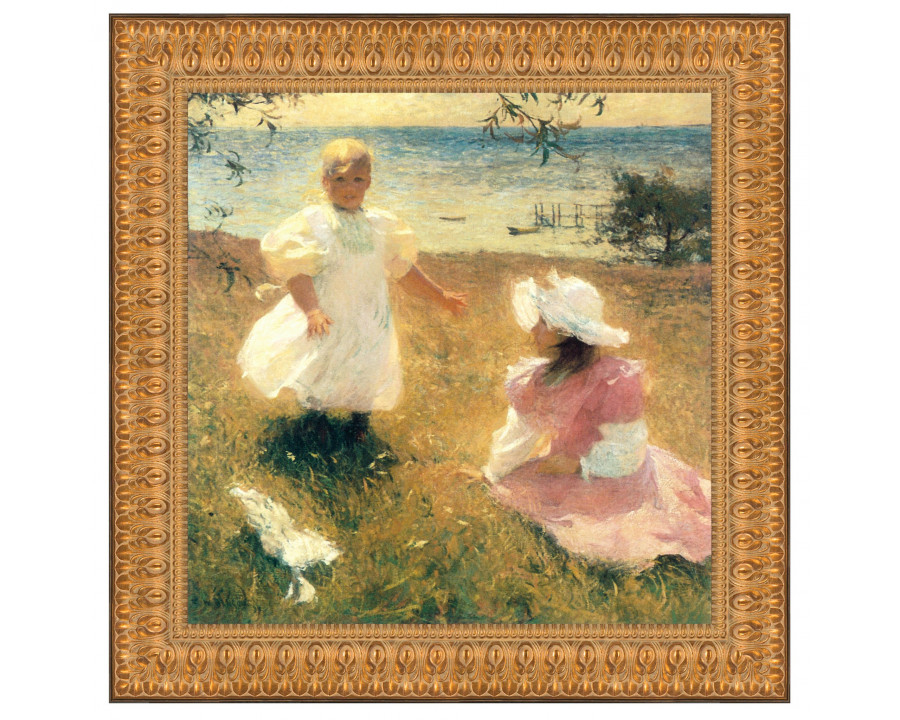 Toscano - The Sisters Framed Canvas Replica Painting