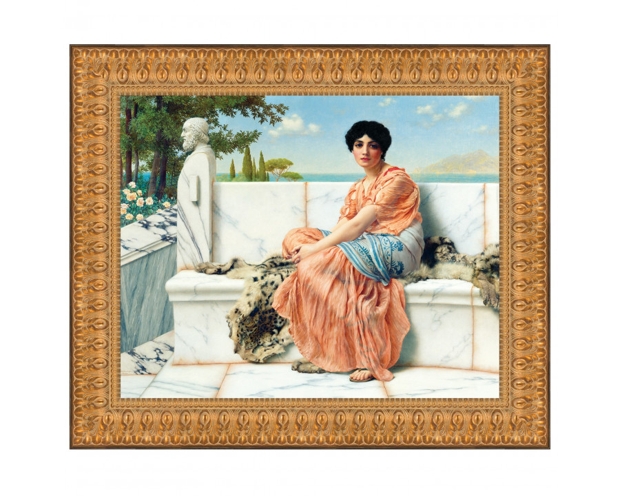 Toscano Reverie Framed Canvas Replica Painting - Medium