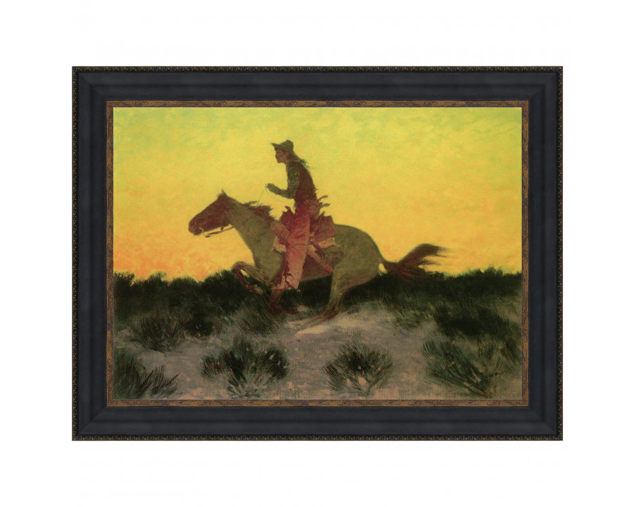 Toscano Against the Sunset Framed Canvas Replica Painting - Small