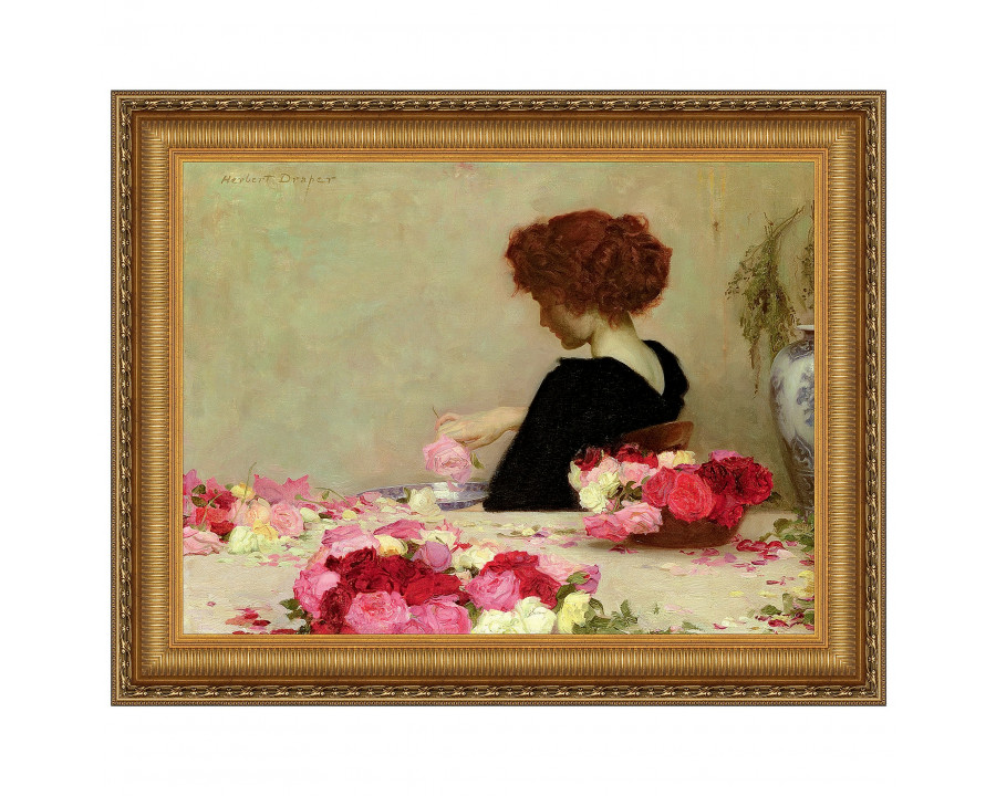 Toscano Potpourri Framed Canvas Replica Painting - Medium