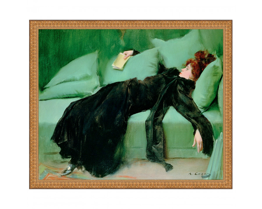 Toscano - After the Ball (Young Decadent) Framed Canvas Replica Painting