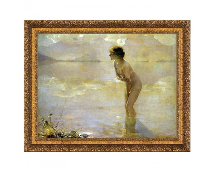 Toscano - September Morn Framed Canvas Replica Painting