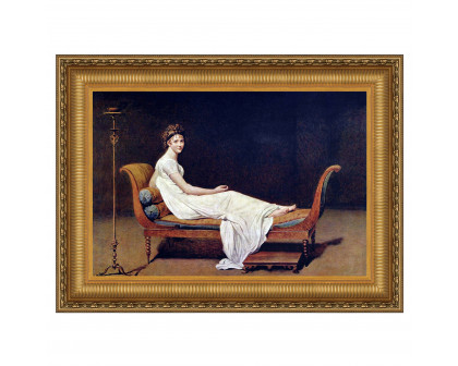 Toscano - Madame Juliette Recamier Framed Canvas Replica Painting