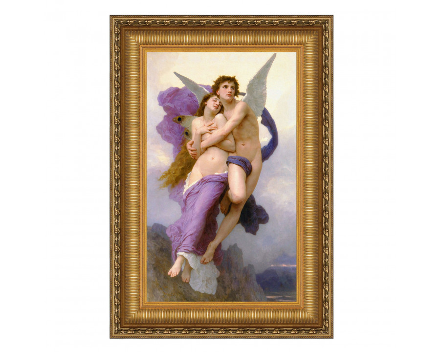 Toscano Le Ravissement d Psyche Framed Canvas Replica Painting - Small