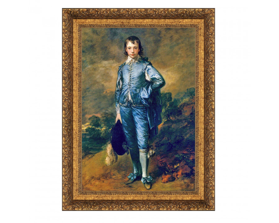 Toscano - The Blue Boy Framed Canvas Replica Painting