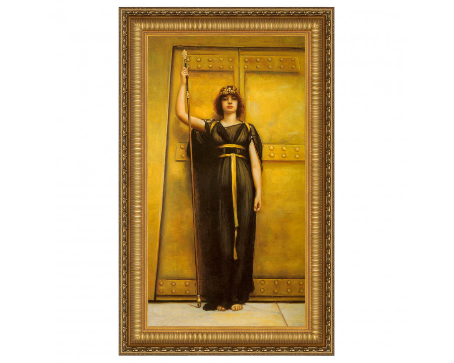 Toscano The Priestess Framed Canvas Replica Painting - Small