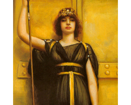 Toscano The Priestess Framed Canvas Replica Painting - Small