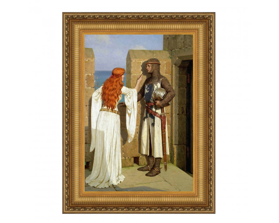 Toscano - The Shadow Framed Canvas Replica Painting