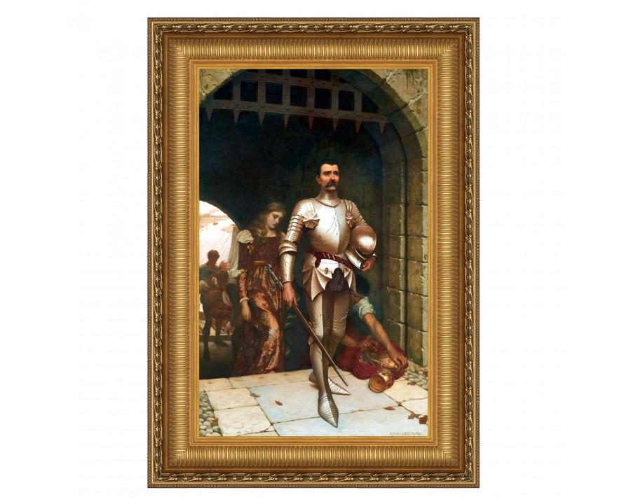 Toscano - Conquest of the Knight Framed Canvas Replica Painting