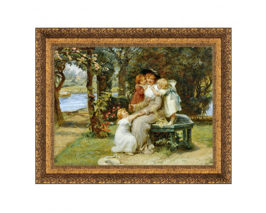 Toscano Me Too Framed Canvas Replica Painting - Small