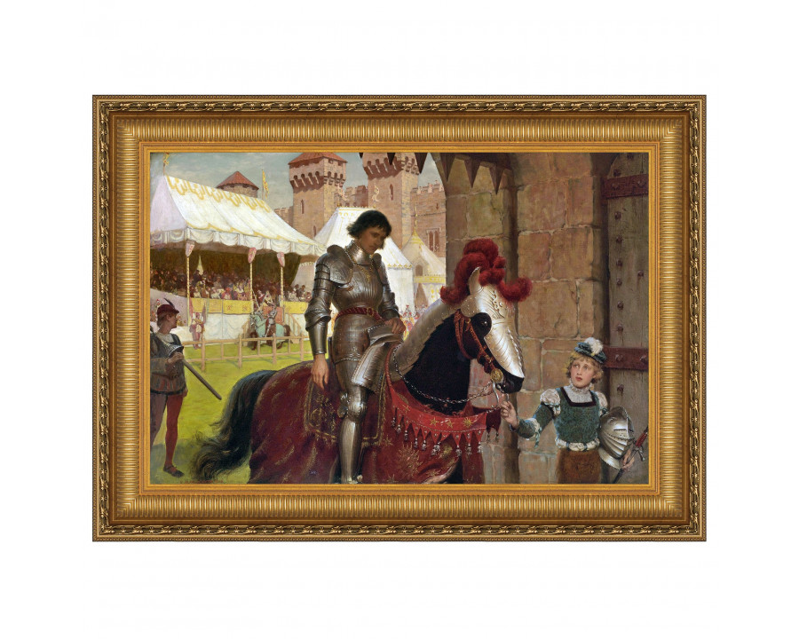 Toscano Vanquished Framed Canvas Replica Painting - Small