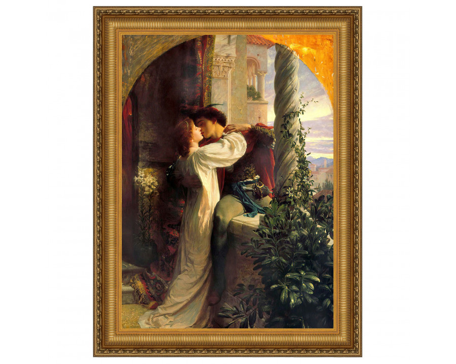 Toscano Romeo and Juliet Framed Canvas Replica Painting - Small